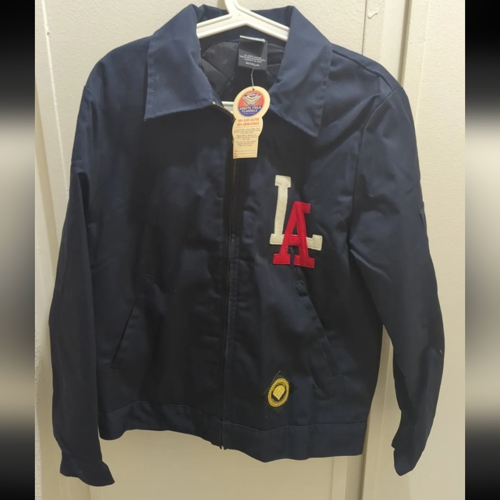 Ebbets Field Flannels Los Angeles Angels Wrigley field jacket small